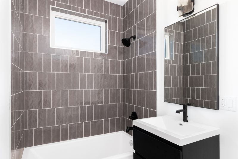Large Format Tiles in Shower Walls