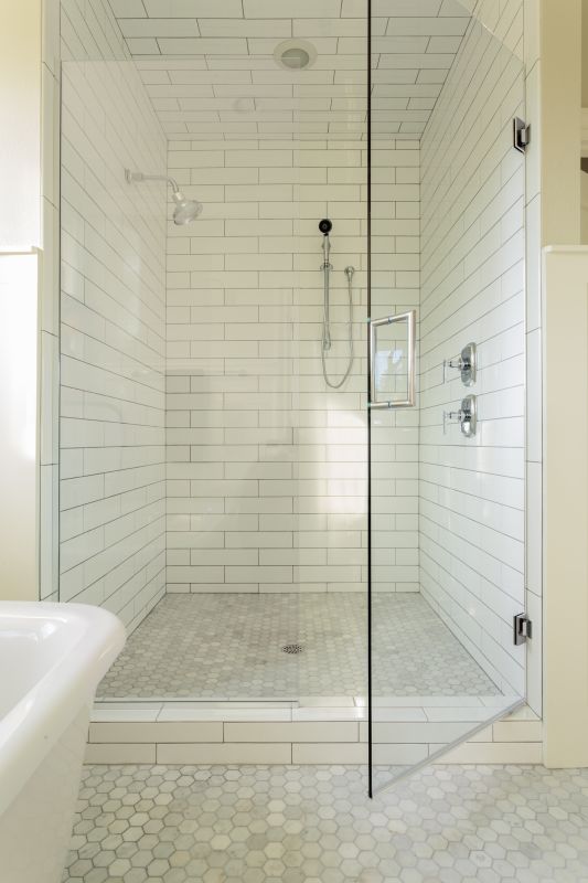Tile and Glass Shower Enclosures